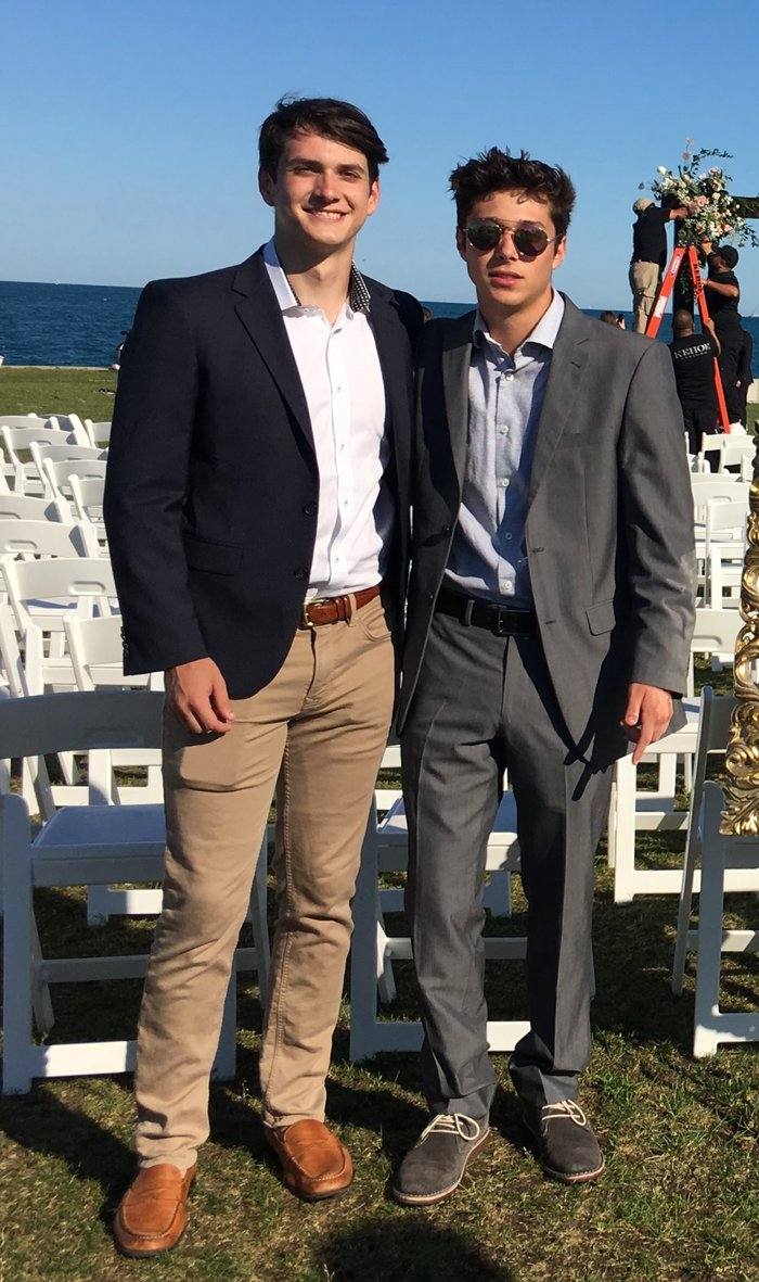Cade and his brother Grey as adults